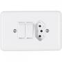 Imagem de Conjunto Ilumi 4X2 Branco Com Placa(2Simples+Tomada 10A) 20210