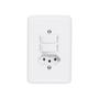 Imagem de Conjunto Ilumi 4X2 Branco Com Placa(2Simples+Tomada 10A) 20210