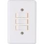 Imagem de Conjunto Ilumi 4X2 Branco Com Placa(3Simples) 2019