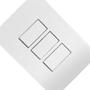 Imagem de Conjunto Ilumi I9-Inove Branco Com Placa 3 Simples 10A. - 9419