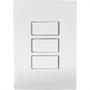 Imagem de Conjunto Ilumi I9-Inove Branco Com Placa 3 Simples 10A. - 9419