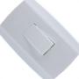 Imagem de Conjunto Ilumi Slim 4X2 Branco Com Placa (1Simples Vertical) 8017
