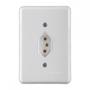 Imagem de Conjunto Ilumi Stylus Branco Com Placa 1 Tomada 2P+T. 20A. - 20141