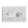 Imagem de Conjunto Ilumi Stylus Branco Com Placa 2 Simples + Tomada 2P+T. 20A. - 20211