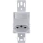 Imagem de Conjunto Ilumi Stylus Branco Sem Placa 1 Simples + Tomada 2P+T. 10A. - 20200/0