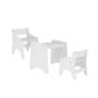 Imagem de Conjunto Infantil 3 Peças 1 Mesa 2 Cadeiras com Regulagem Movelbras