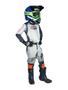 Imagem de Conjunto Infantil Amx Classic Silver Camisa Calça Trilha Motocross