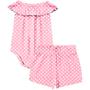 Imagem de Conjunto Infantil Bebê Menina Body Ciganinha E Short Frufru