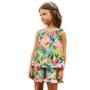 Imagem de Conjunto Infantil Blusa Alça E Short 49024 - Infant Flora