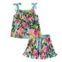 Imagem de Conjunto Infantil Blusa Alça E Short 49024 - Infant Flora