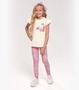 Imagem de Conjunto Infantil Blusa Com Legging Trick Nick Rosa