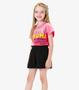 Imagem de Conjunto Infantil Blusa Com Shorts Rovi Kids Rosa