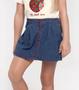 Imagem de Conjunto Infantil Blusa Com Shorts Saia Trick Nick Bege