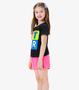 Imagem de Conjunto Infantil Blusa Com Shorts Star Rovi Kids Preto