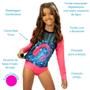 Imagem de Conjunto Infantil Blusa UV Calcinha Gamer Cecí Moda Praia