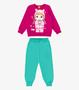 Imagem de Conjunto Infantil Blusão Com Calça Rovi Kids Rosa