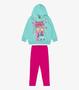 Imagem de Conjunto Infantil Blusão Com Legging Rovi Kids Azul