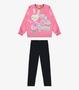 Imagem de Conjunto Infantil Blusão Com Legging Rovi Kids Rosa