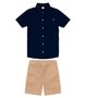 Imagem de Conjunto Infantil Camisa Com Bermuda Trick Nick Azul