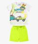 Imagem de Conjunto Infantil Camiseta Com Bermuda Rovi Kids Branco