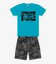 Imagem de Conjunto Infantil Camiseta Com Bermuda Trick Nick Azul