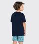 Imagem de Conjunto Infantil Camiseta Com Bermuda Trick Nick Azul