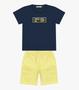 Imagem de Conjunto Infantil Camiseta Com Bermuda Trick Nick Azul