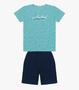 Imagem de Conjunto Infantil Camiseta Com Bermuda Trick Nick Azul