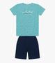 Imagem de Conjunto Infantil Camiseta Com Bermuda Trick Nick Azul