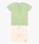 Imagem de Conjunto Infantil Camiseta Com Bermuda Trick Nick Verde