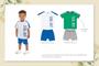 Imagem de Conjunto Infantil Camiseta e Bermuda - Tile E Sul