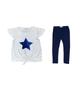 Imagem de Conjunto Infantil Camiseta e Calça Estrela Paetê