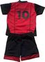 Imagem de Conjunto Infantil Camiseta (Gola Preta) e Short Torcida Baby - Flamengo REF: .031H