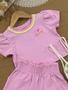 Imagem de Conjunto Infantil Cinti Verão com Shorts e Blusa Rosa Fruits com Bolsinha