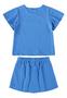 Imagem de Conjunto Infantil com Bata e Short-Saia para Menina Bee Loop