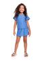 Imagem de Conjunto Infantil com Bata e Short-Saia para Menina Bee Loop