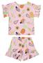 Imagem de Conjunto Infantil com Blusa e Short para Menina Bee Loop
