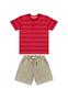 Imagem de Conjunto Infantil com Camisa Portuguesa e Bermuda para Menino Quimby