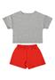 Imagem de Conjunto Infantil com Cropped e Short Guloseima