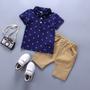 Imagem de Conjunto Infantil Criança Menino Short + Camisa Polo