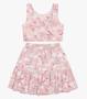 Imagem de Conjunto Infantil Cropped Com Saia Midi Trick Nick Rosa
