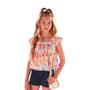 Imagem de Conjunto infantil cropped jacquard e shorts menina anjo ref:4500040 10/16