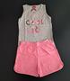 Imagem de Conjunto infantil cropped regata short menina Elian Malwee Brandili