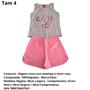 Imagem de Conjunto infantil cropped regata short menina Elian Malwee