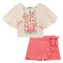 Imagem de Conjunto Infantil Curto Menina Infanti Cropped e Short Saia