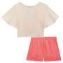 Imagem de Conjunto Infantil Curto Menina Infanti Cropped e Short Saia