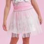 Imagem de Conjunto Infantil de Festa Petit Cherie Blusa Maxi Laço e Saia Tule Floral