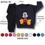 Imagem de Conjunto Infantil de Moletom Flanelado Menino Menina Bebê Mickey