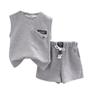 Imagem de Conjunto Infantil de Verão 2 Peças - Colete e Shorts para Bebês e Crianças