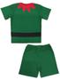 Imagem de Conjunto Infantil Fantasia Natal Ajudante de Papai Noel Duende Camiseta e Short